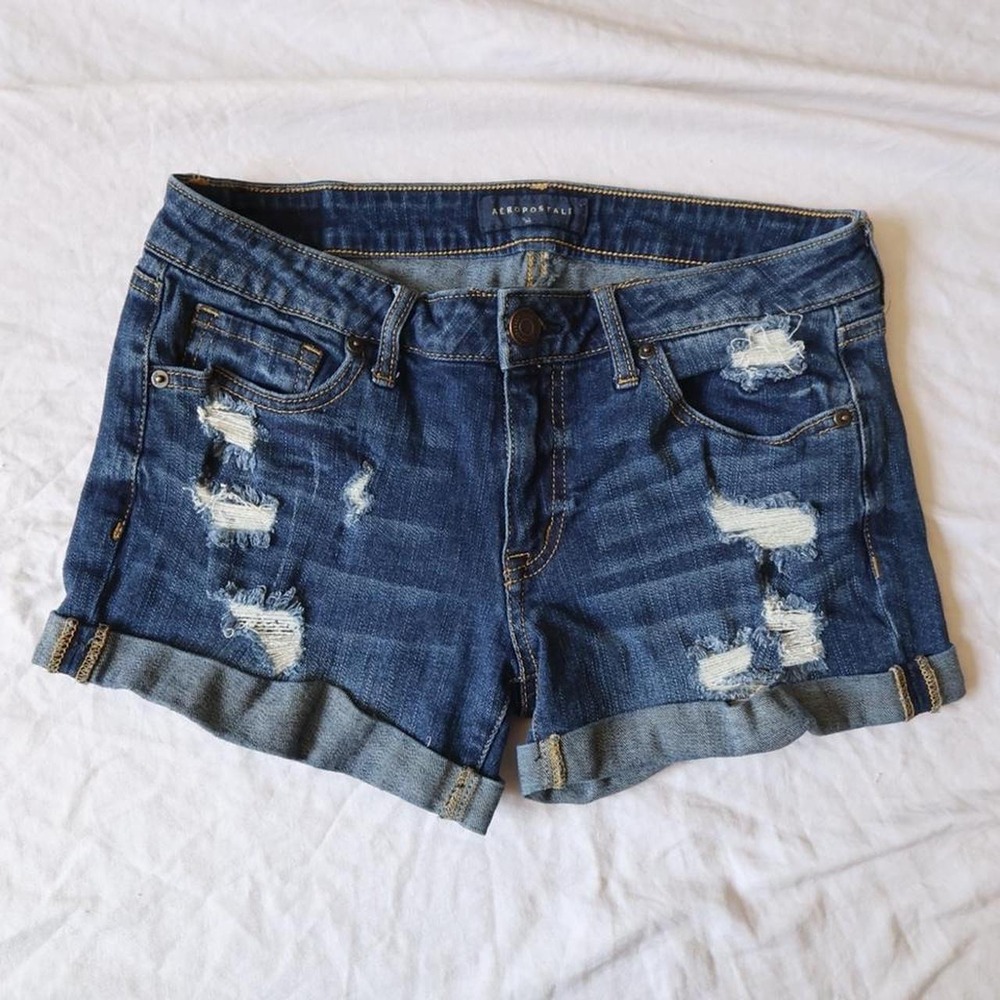 Aéropostale Distressed Mini Shorts